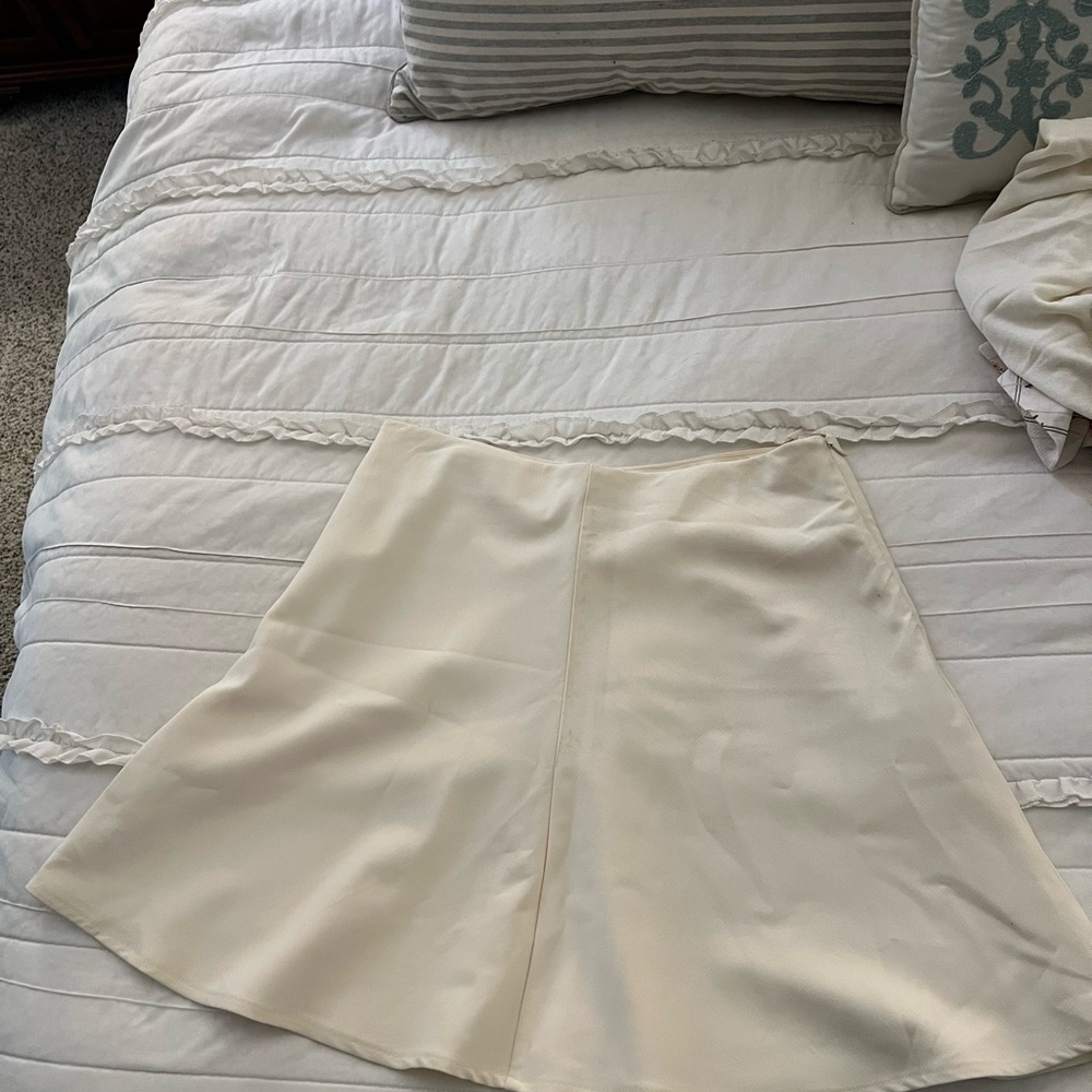Saint Tropez West Cream A-Line Skirt